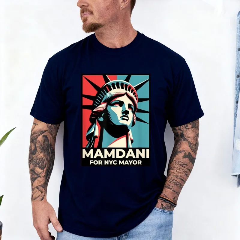 Zohran Mamdani for Nyc Mayor Funny Cool Trendy Cotton T-Shirt Crew Neck Short Sleeve Men Women Casual Fashion Graphic T Shirts