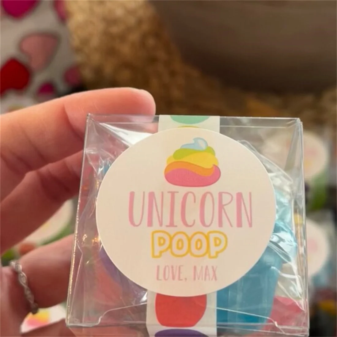 25PCS Unicorn Poop Stickers, First Birthday, Unicorn Theme, Rainbow Birthday, Unicorn Labels, Baby Shower Stickers, Unicorn Bags