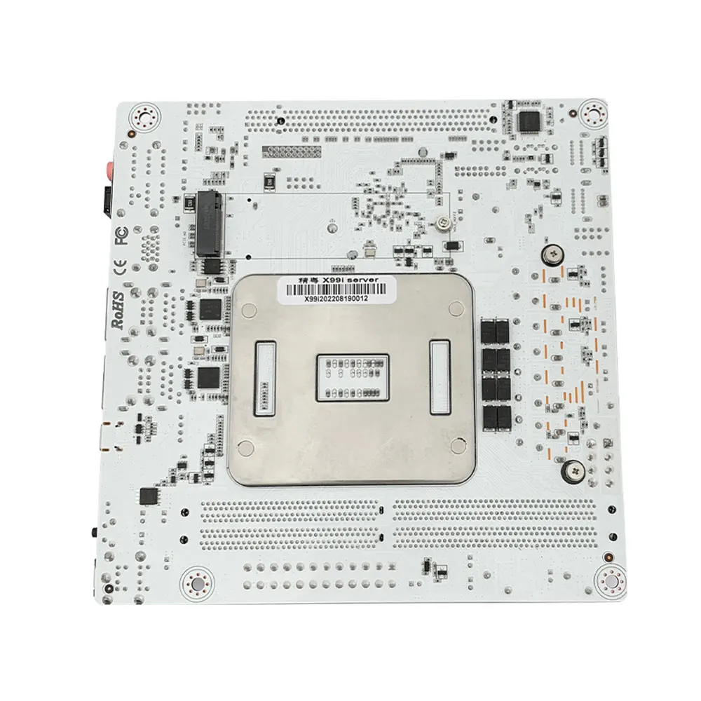 JGINYUE X99 itx motherboard LGA 2011-3 supports Xeon E5 V3 V4 CPU processor DDR4 ECC RAM 2.5G network card  X99i server