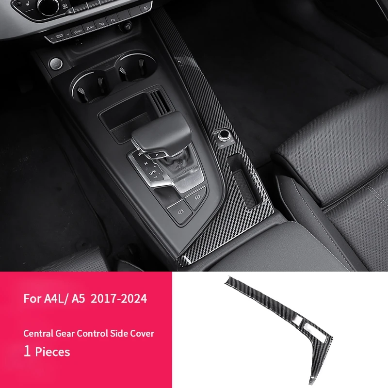 Voor Audi A4L B9 Sedan A4 Allroad Avant S4 A5 S5 2017 2018 2019 2020 2021 2022 2023 2024 ABS Koolstofvezel Overlays Interieurbekleding - afbeelding 1