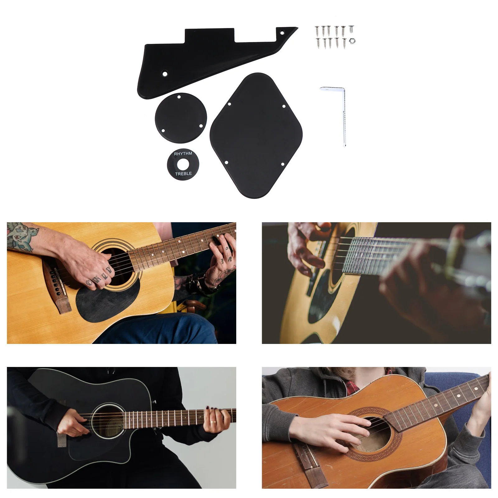 

Electric Guitar Cover Replacement Guitars Quality Part Protective Plate Scratch for