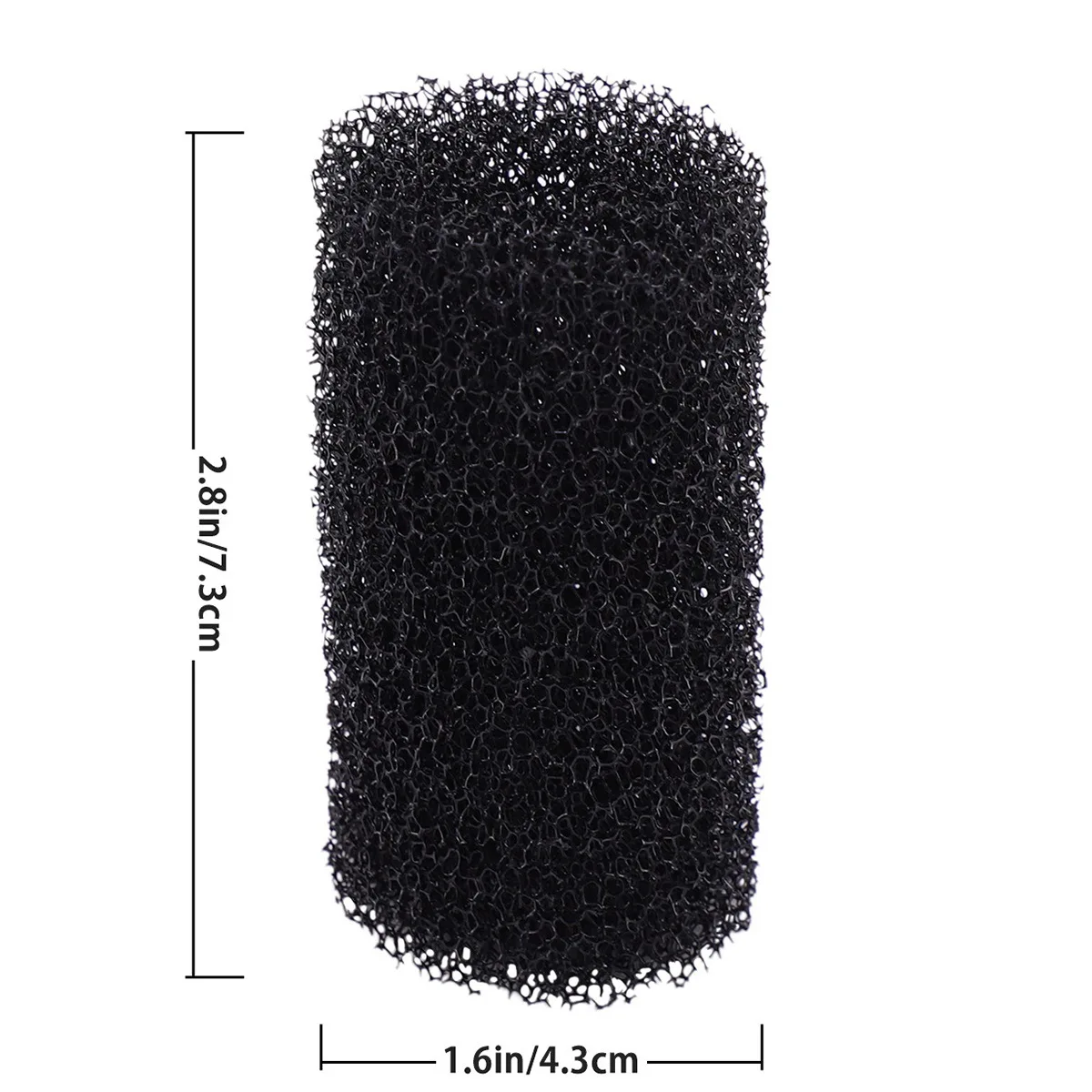 12pcs Filter Sponge For Pool High Efficiency Oil Absorbing Cylinder Replacement Compatible With Polaris Vac-Sweep Spa Tubs