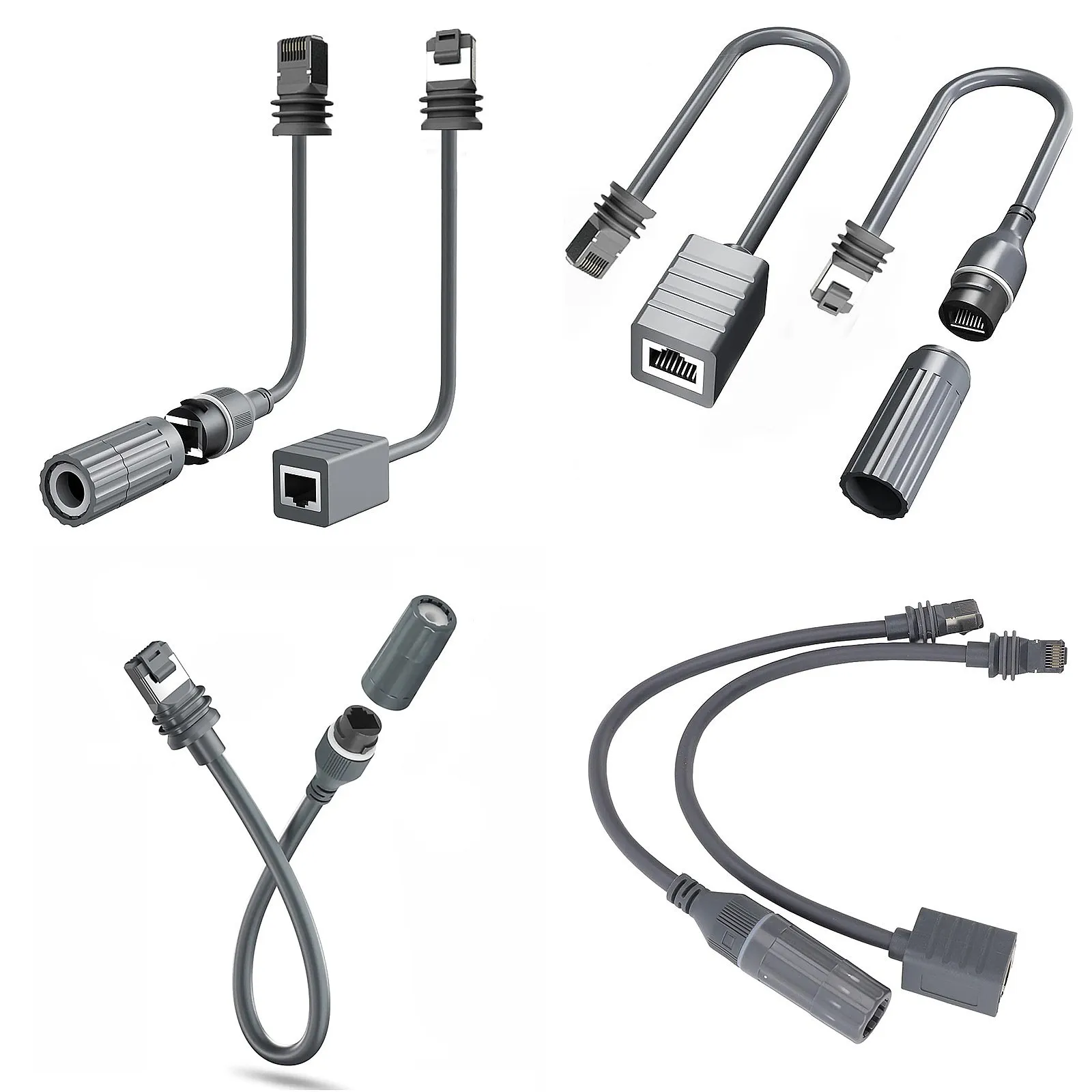High Speed Cheap Starlink Gen3 RJ45 Female Cable Extension Connector Accessories Starlink V3 Waterproof Adapter Cable
