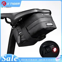 X-TIGER Bicycle Saddle Bag 0.7L Mini Portable Rainproof Tail Bag MTB Mountain Road Bike Tool kit Repair Bag With Reflective