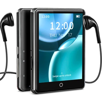 RUIZU M7 Metal Bluetooth 5.0 MP3 Music Player Built-in Speaker FM with 2.8 inch Full Touch Screen HIFI Walkman/E-book/Pedometer