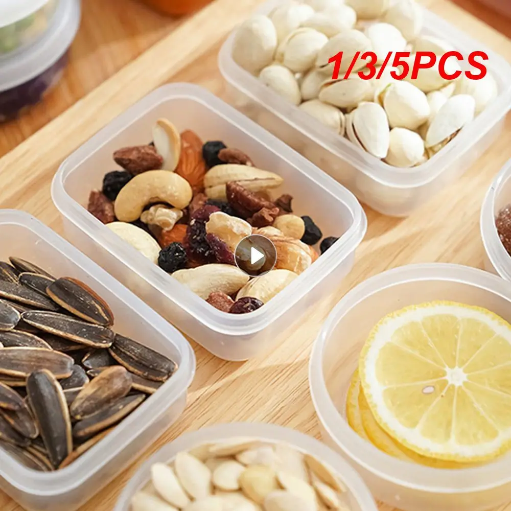 1/3/5PCS Food Supplement Box Stacking Stability Does Not Take Up Space Trumpet Thicken Kitchen Bar Supplies Crisper Sub-box