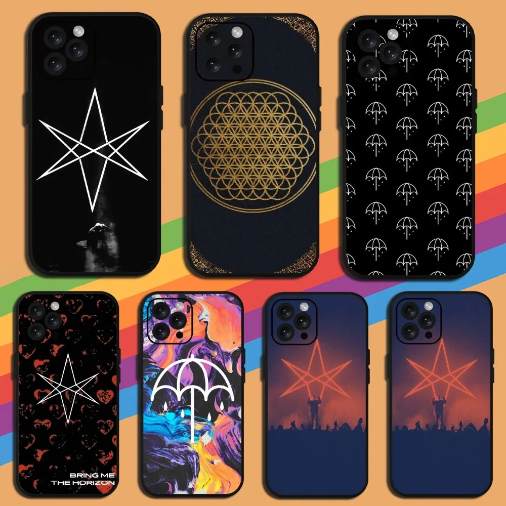 Bring Me The H-Horizons BMTH  Phone Case For iPhone Mini 11 12 13 14 15 Pro XS Max X Plus SE XR Shell