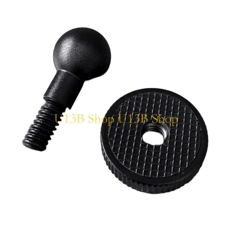 U13B Aluminum 15mm Ball Head To 1/4inch Screw Converters For Tripod Accessories
