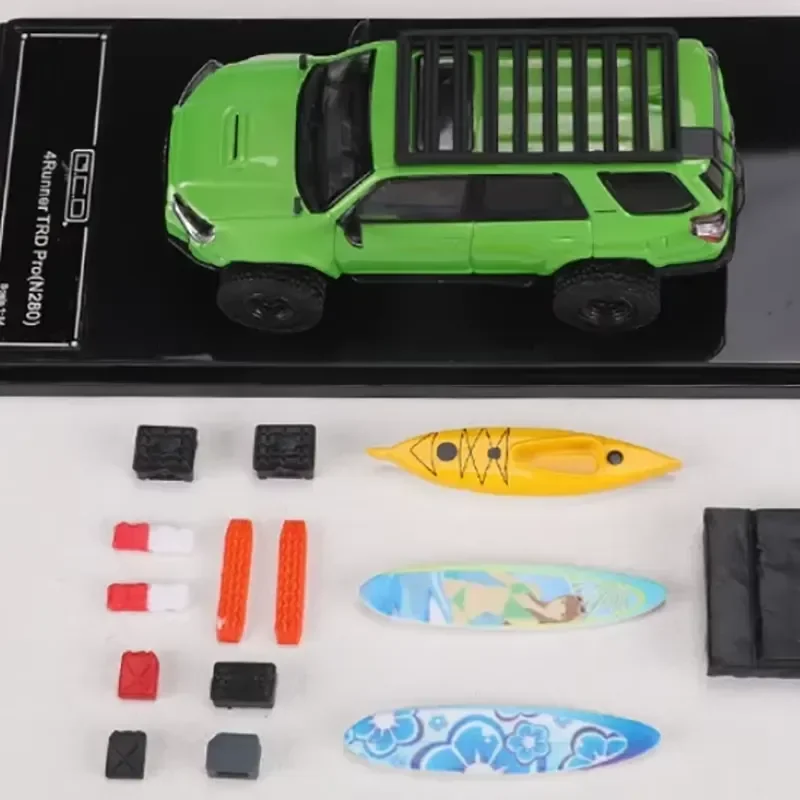 for GCD 1:64 Widebody Prerunner Alloy Diecast Model Car Off Road Vehicle Detailed Collectible Display Toy for 4Runner