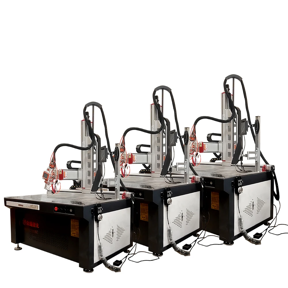 Soldadora เครื่องเชื่อมเลเซอร์ด้วยตนเองไฟเบอร์ CNC 1000W 1500W 2000W 3000W