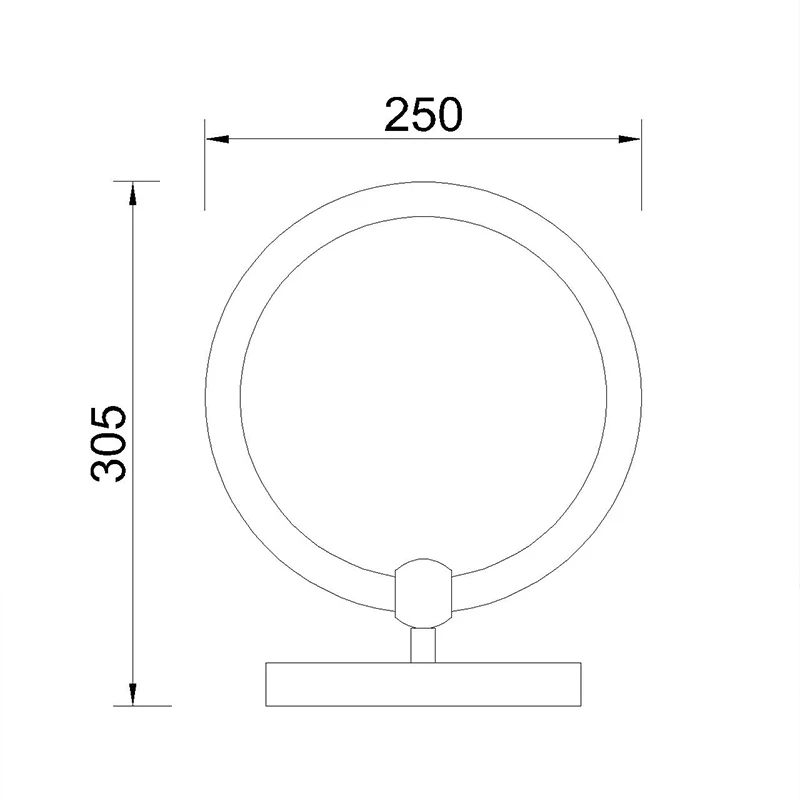 Simples Acrílico Tubo LED Table Lamp, Nordic decorativa, Bedroom Bedside, Criativo