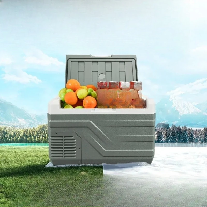 for Camping and Travel 25L, 35L, 45L Car Refrigerator with 12V Compressor -12/24V DC and 100 -240V AC Portable Fridge Freezer