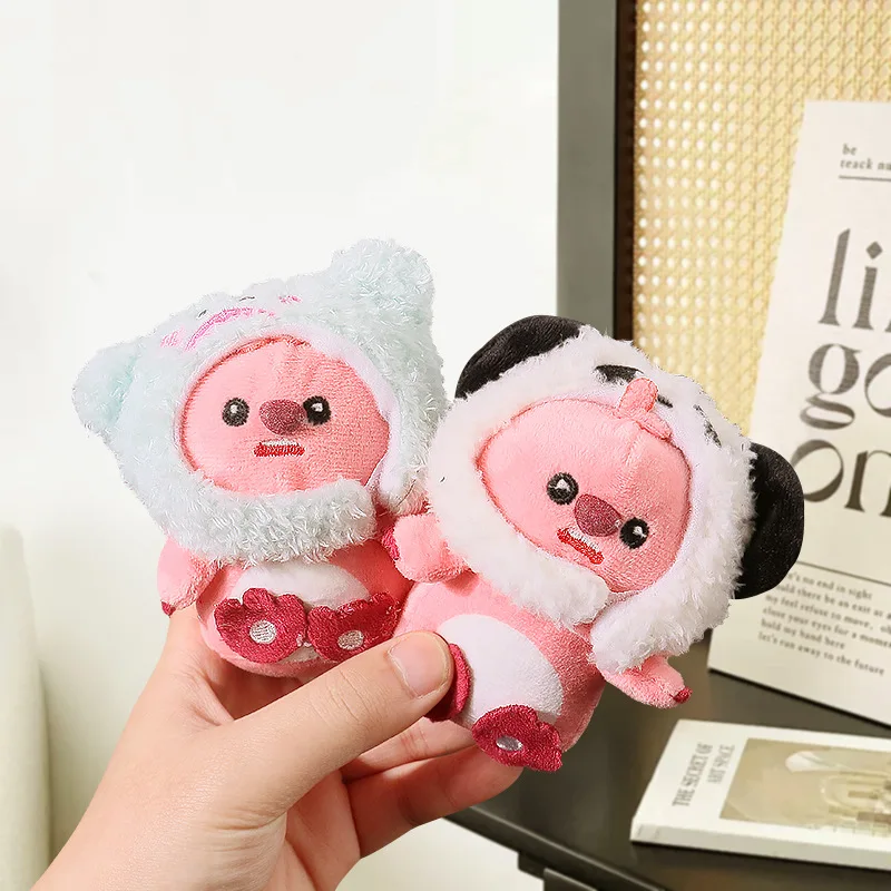 コスチューム リトルビーバー ぬいぐるみ ヘッドギア - ルビーキーホルダー バックパックアクセサリー ペンダント ドールフィギュアに変身