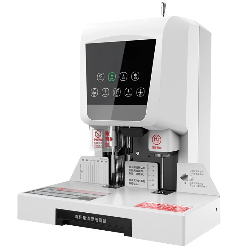 Automatic financial accounting voucher binding machine, hot melt adhesive riveting tube