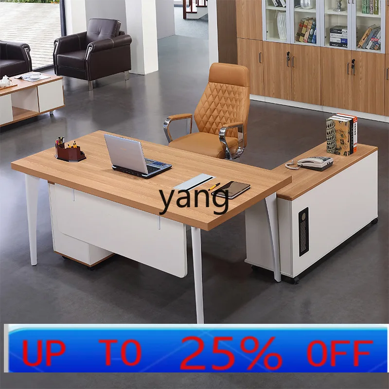 LTT Simple Modern Supervisor Boss Desk Office Single Manager Desk