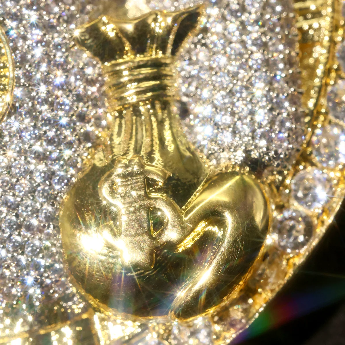 New Iced Out Bling 5A CZ Letter Goat Pendant Necklace Cubic Zirconia Figaro Cuban Chain Badge Charm Men Hip Hop Jewelry