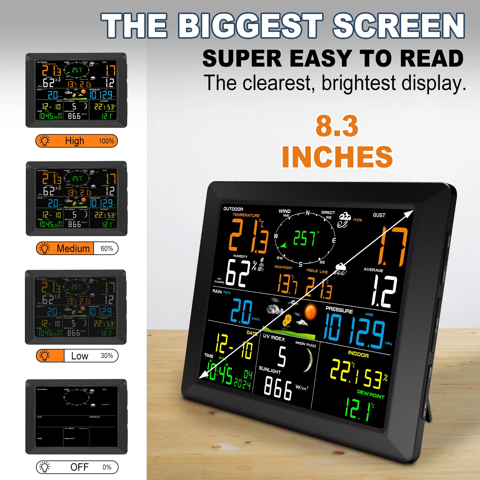 8.3" Wifi Weather S… - image