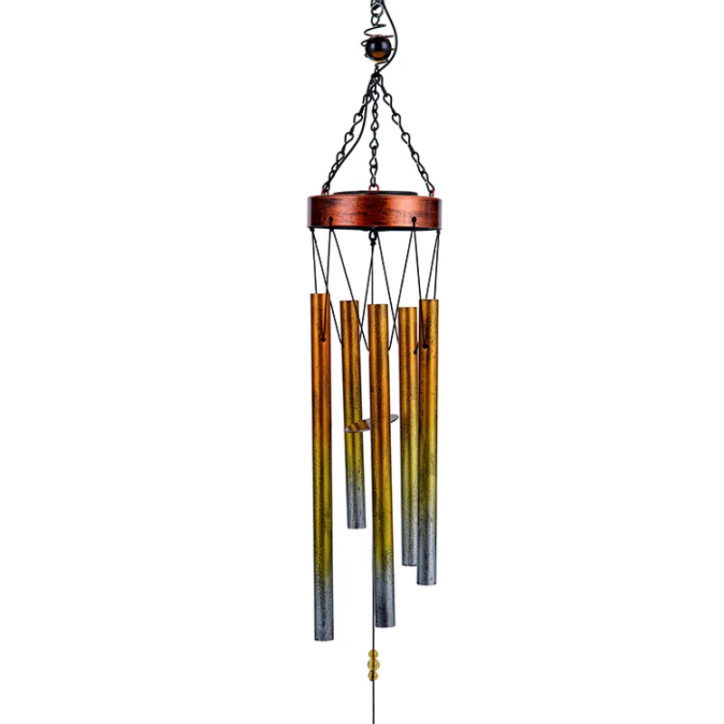 

Hourpark Natures Melody Wind Chimes Brass Wind Chimes Ornaments Metal for Wall Hanging All-season 11.8 X 46 Inch