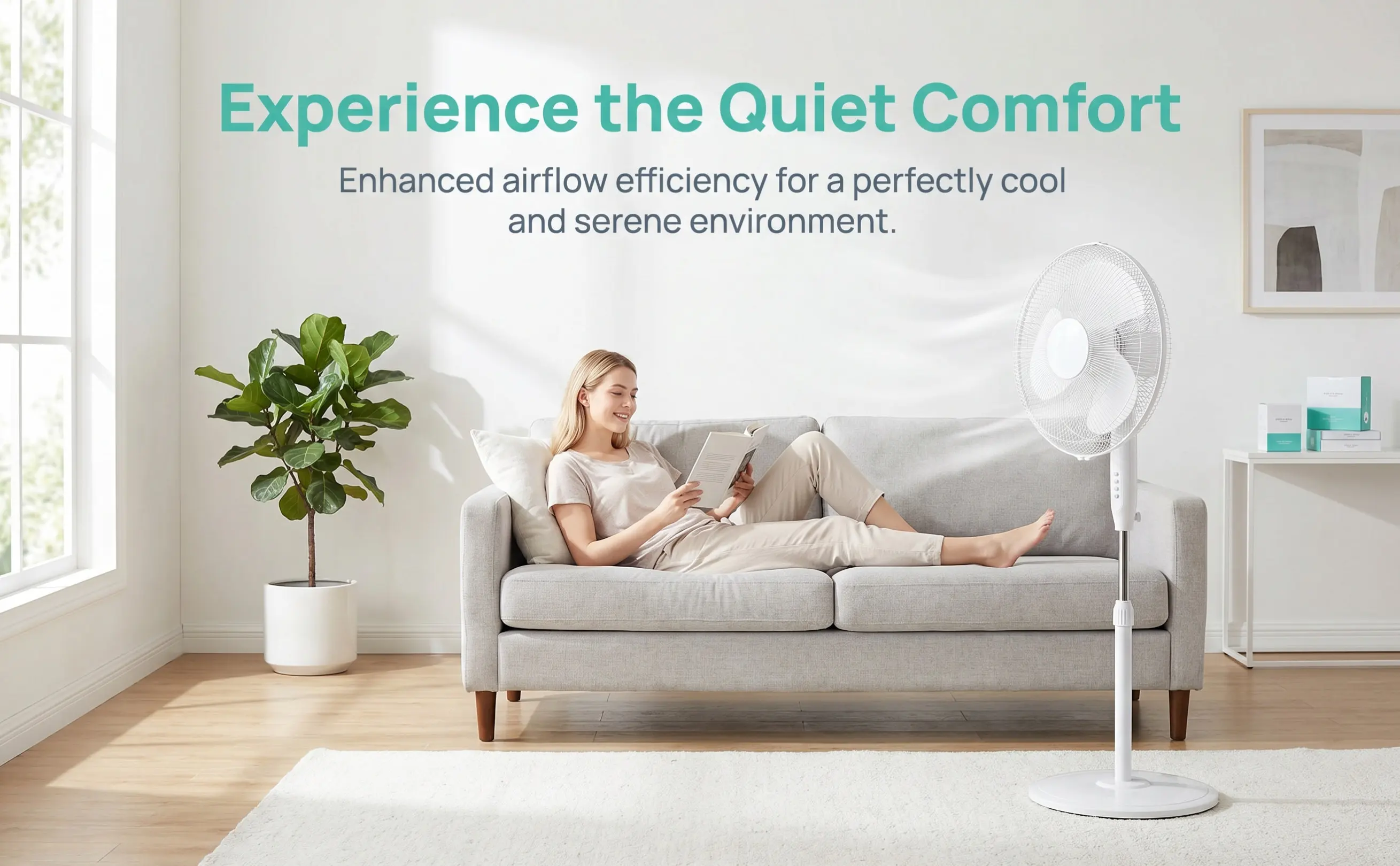 Replacement Plastic Fan Blades Design for Standing Pedestal Floor Table Fans Noiseless Safe Easy Install Remove
