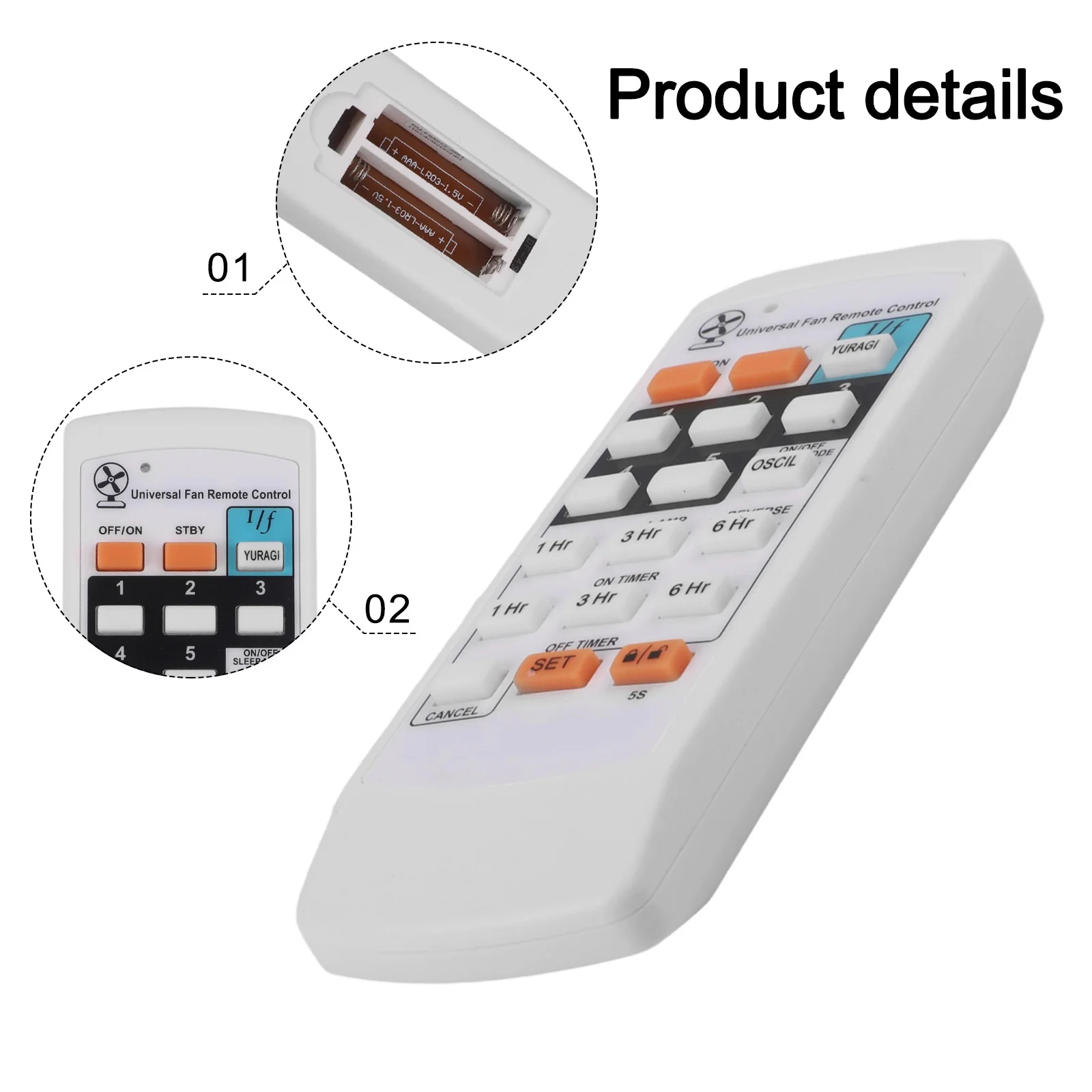 

1pc Brand New High Quality Remote Control Remote Controller ABS Remote Control Wear-resistant Home Improvement
