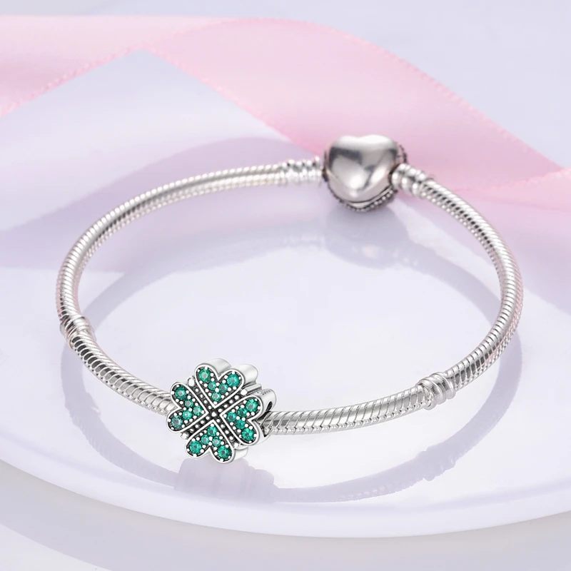 925er Sterlingsilber, grüne Serie, Avocado-Anhänger, Kaktus-Charms, Perlen, passend für Original-Armbänder, Damen-DIY-Schmuck – Detail 14
