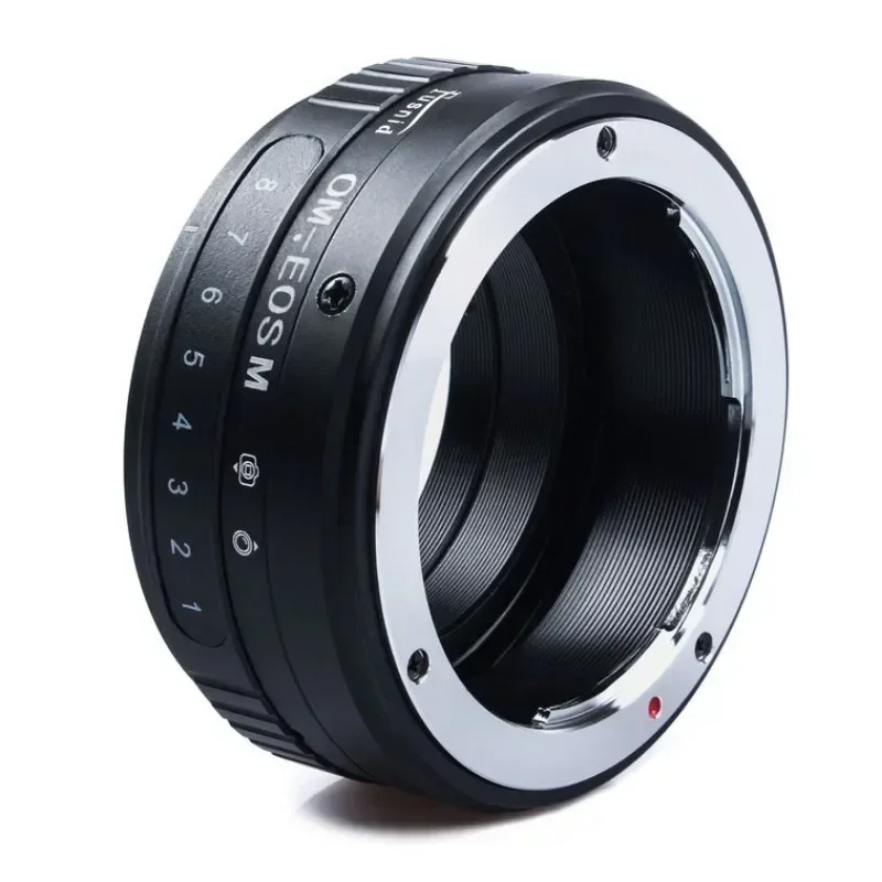 om-eosm tilt adapter ring for olympus om Mount lens to canon EF-M eosm/m1/m2/m3/m5/m6/m10/m50/m100 mirrorless camera view 3