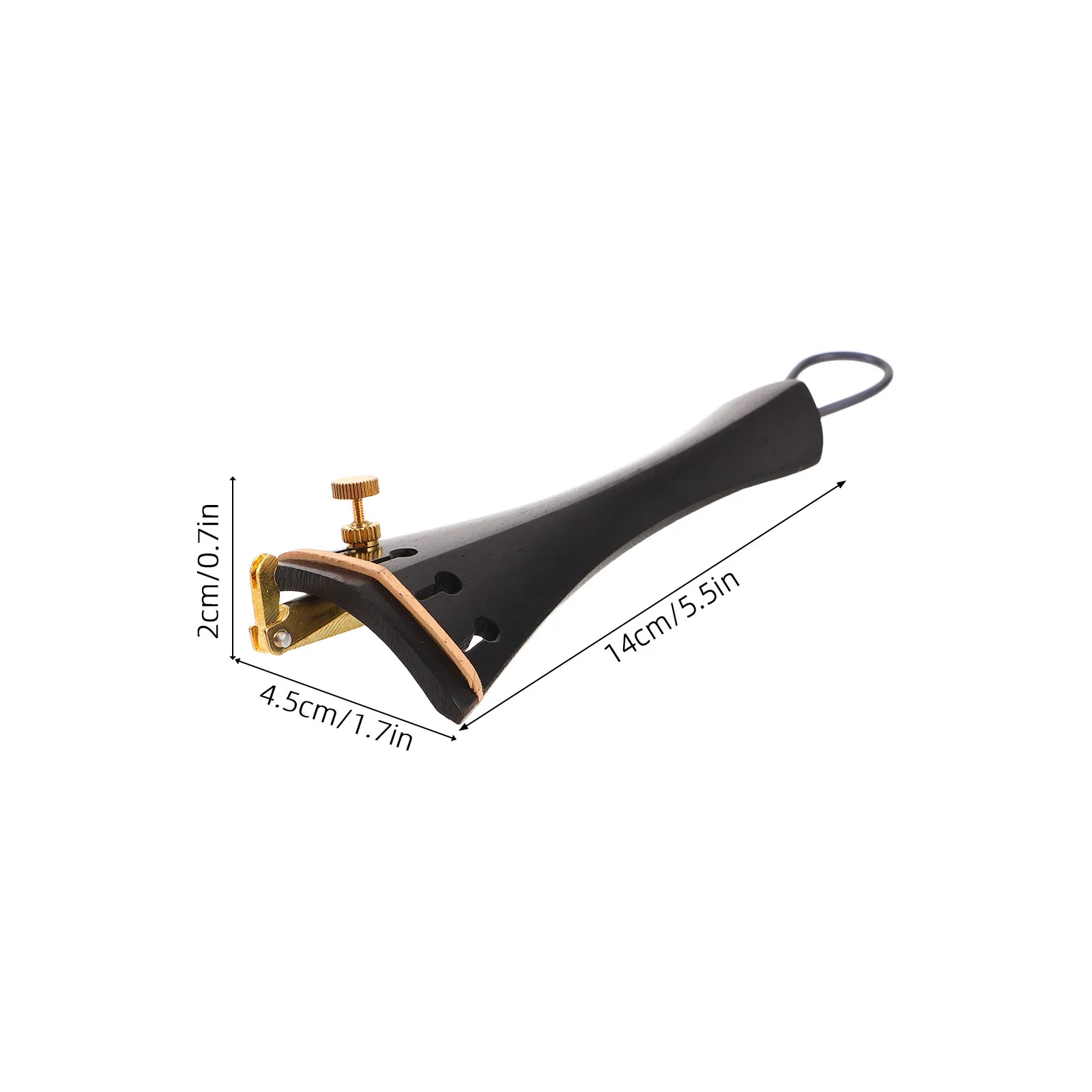 Violin Ebony Tailpiece 4 4 Fine Tuners Tailpiece Wooden Violin Part String Board Musical Instrument Accessories