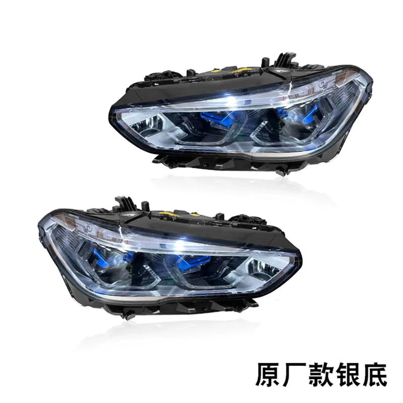 LED Headlights FOR BMW X5 G05 , 19-22 Model Upgrade, Original Low to High Beam, No Damage Installation