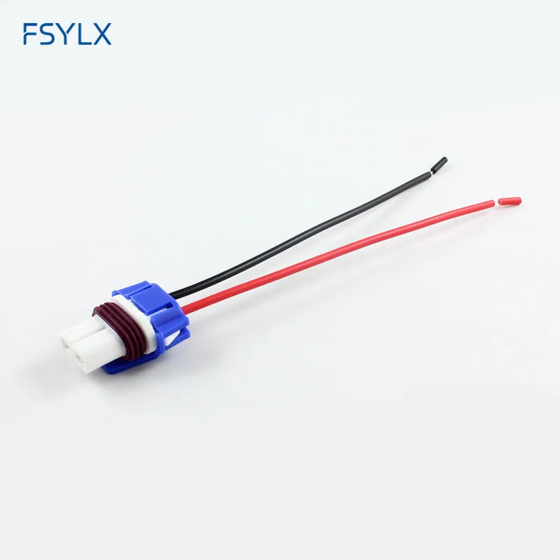 FSYLX Ceramic Socket 9006 HB4 LED socket connector adapter 9006 HB4 female socket holder ceramics Car LED fog lamps holders