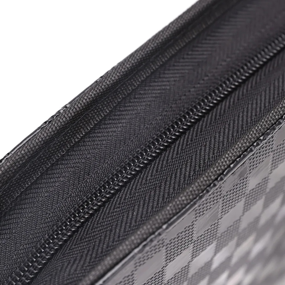 

Professional Shears Storage Bag Hairdressing Matte PU Leather Hair Comb Clip Bag Toolkit Organizer Portable Zipper Pouch