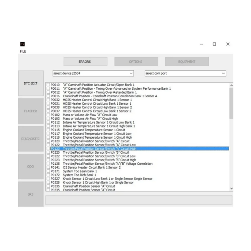 DTC Firmware Editor Software For Lexus Toyota Support for 76Fхххх Microcontrollers English Version