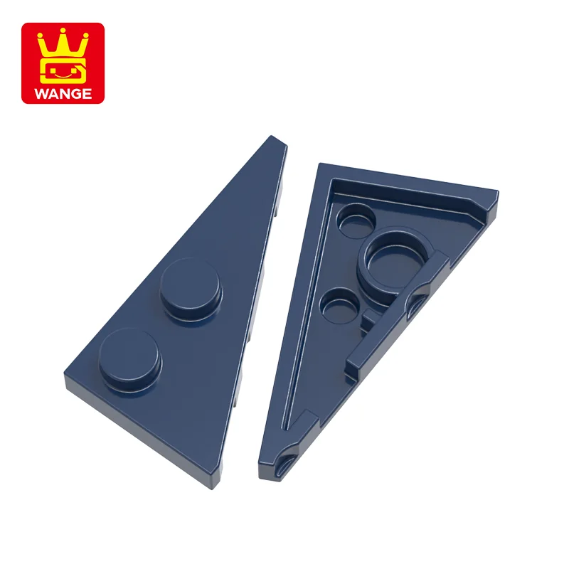 Wange187Pcs/lot65426 2x4 Wedge Plate Right PointedBuilding Blocks Moc Color Accessories Compatible with Brick DIY Spare Part Toy