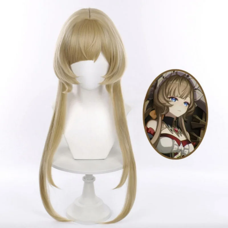 

Sandrone Cosplay Wigs Women Halloween Genshin Impact Cosplay Marionette Wig Heat Resistant Synthetic Hair Party + Wig Cap