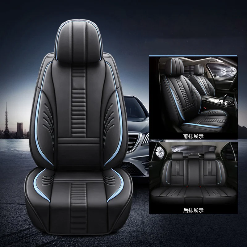 

Waterproof Non-slip Car Seat Cover Leather Luxury Universal Car Seat Protection Front Back Seat Cushion Car Interior Accessories