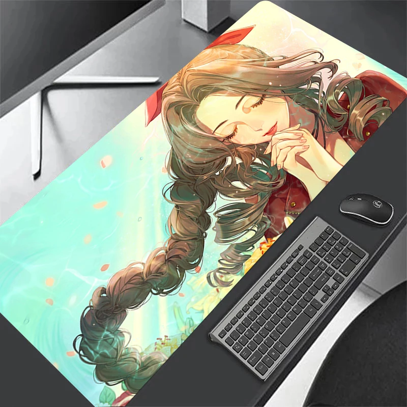 90x40cm Final Fantasy Gaming Mouse Pad Gamer Rug Mousepad Pc Accessories Deskmat Computer Mat Laptop Mouse Mats Desk Mausepad