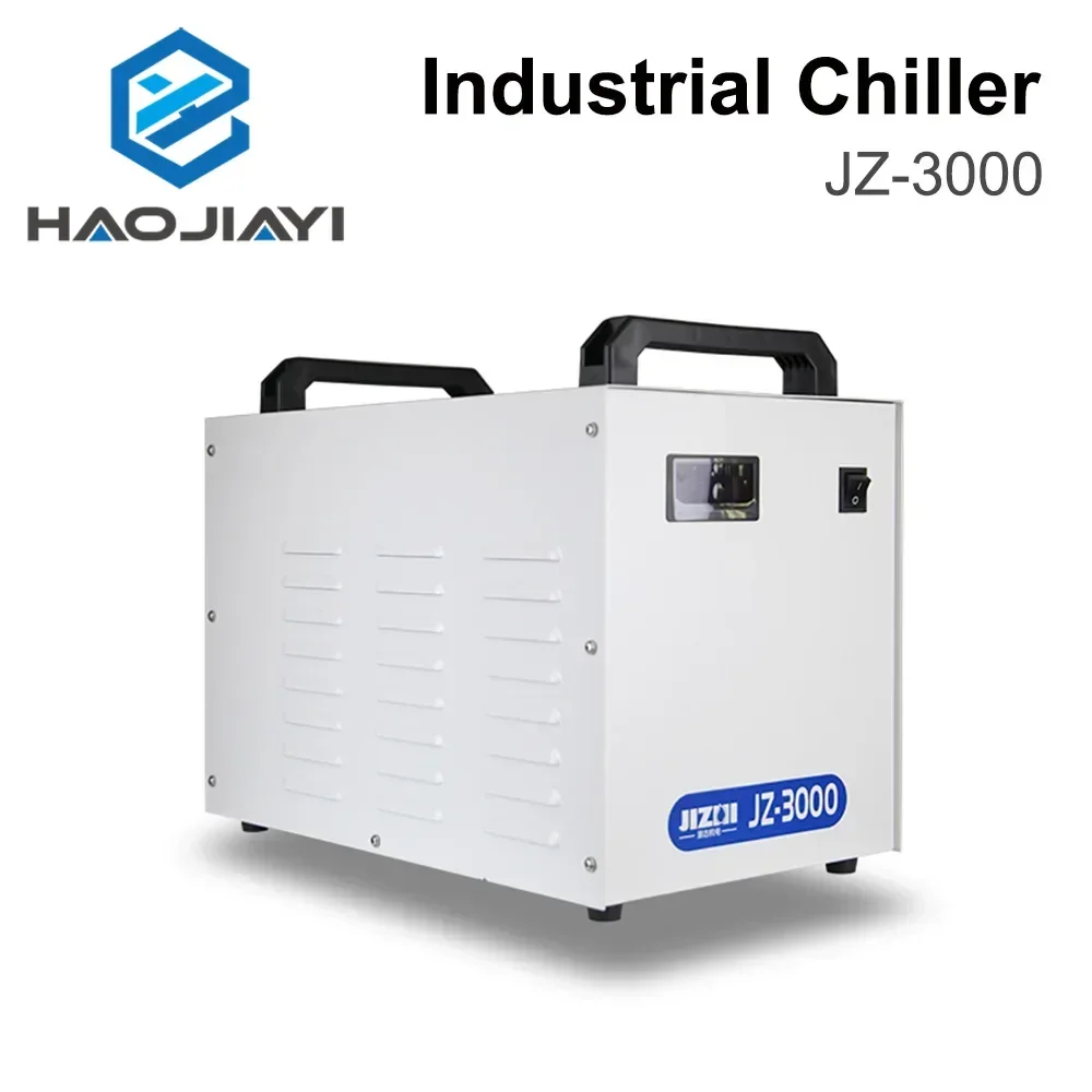 

JZ-3000 Industrial Water Chiller for CO2 Laser Engraving Cutting Machine Cooling 60-80W Laser Tube DG110V AG220V