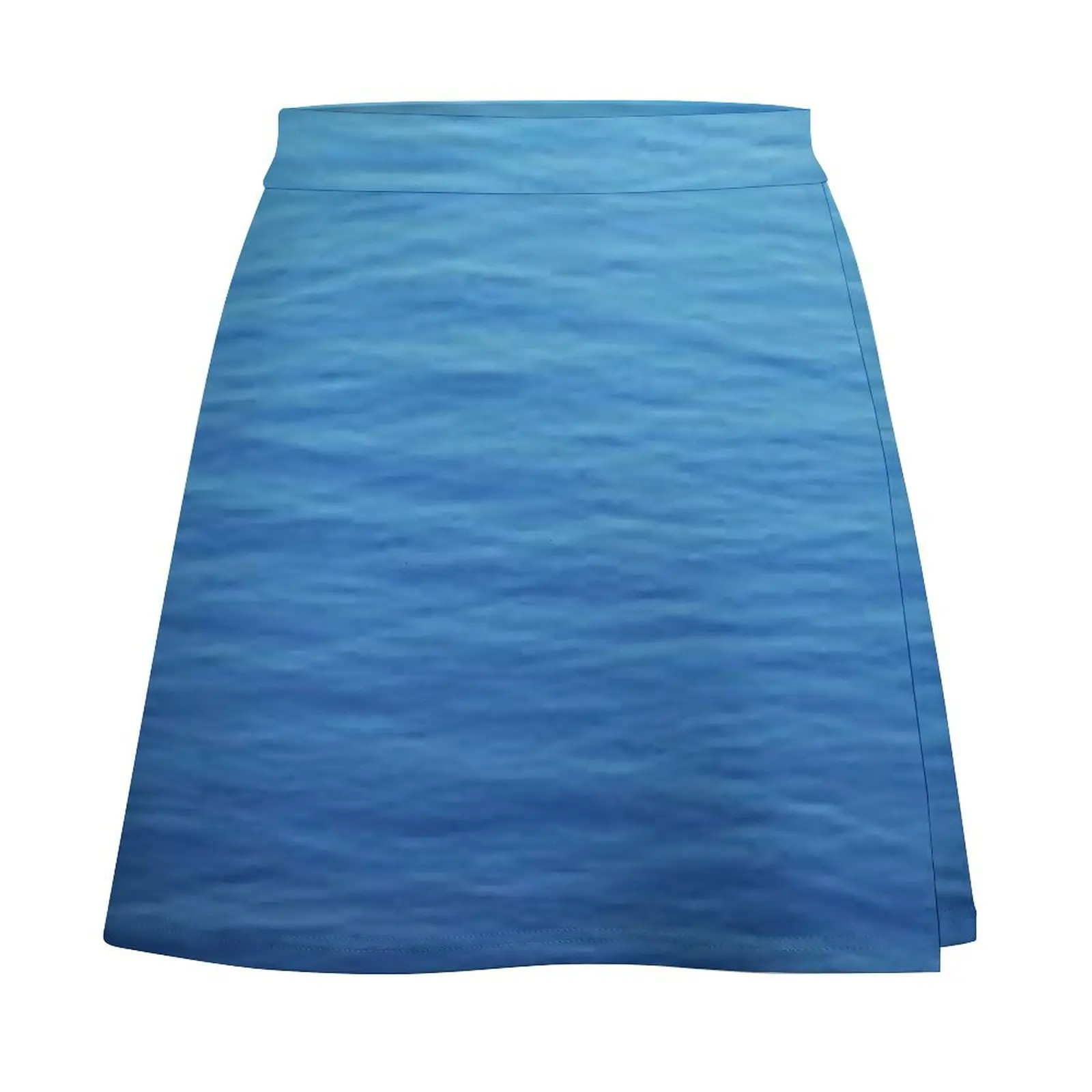 Cute colourful blue sea or ocean water or blue water design Mini Skirt outfit korean style summer dresses for women 2025