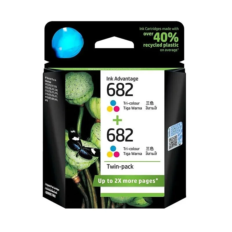 for 682 Ink Cartridge 1216 2336 2775 2776 2778 2779 4175 4178 Black