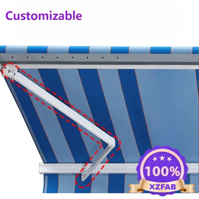 Factory Direct 2026 European style exit awning telescopic electric awning balcony courtyard telescopic