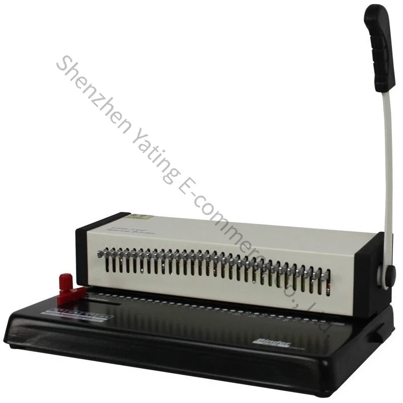 A4 30 Holes B5 26 A5 20 3 Holes Loose-leaf Book Handbook Full Drawing Knife Loose-leaf Ring Binding Clock in Machine