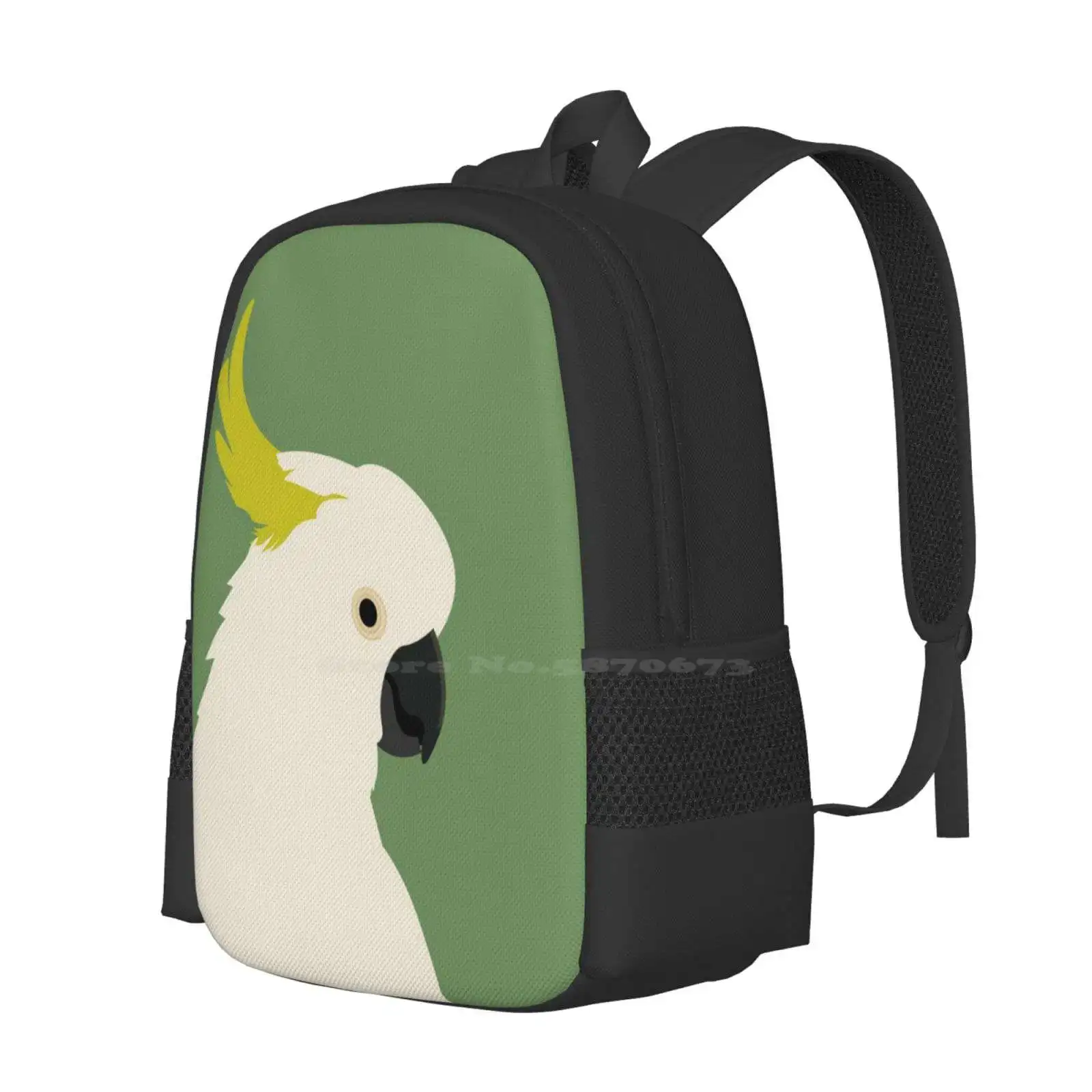 Cockatoo - Australian Bird Hot Sale Schoolbag Backpack Fashion Bags Cockatoo Birds Aussie Australian Bird Australian Animals