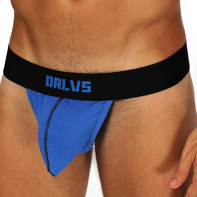 

Men's Sexys Briefs Avant-garde U-convex Thong Sexy Hollow T Pants ORLVS Jockstraps Underwear Men Single Layer Jocke Strap Pouch