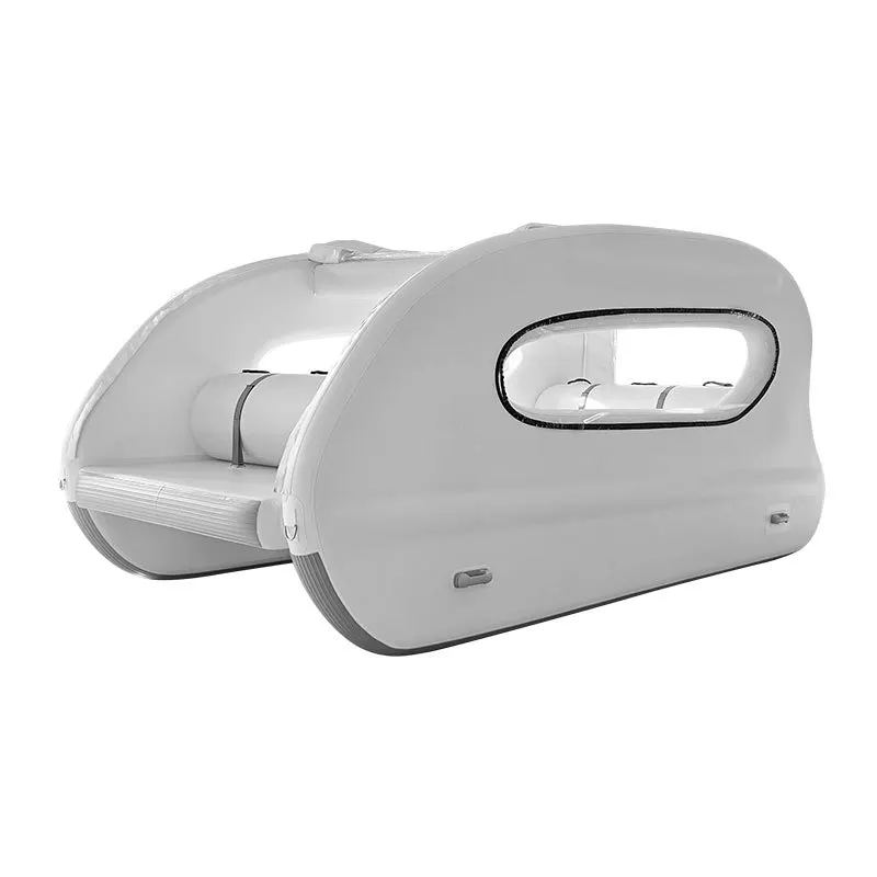 

Electric inflatable house boat for 8 people, water amusement and leisure, sea house camping, family and friends gathering