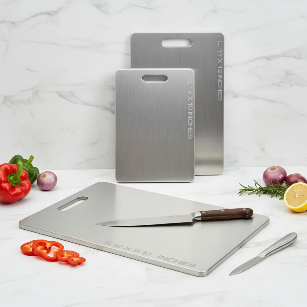

2025 New Titanium Cutting Board - Double Sided Non Toxic Dishwasher Safe Chopping Board for Kitchen (14x10 inch)