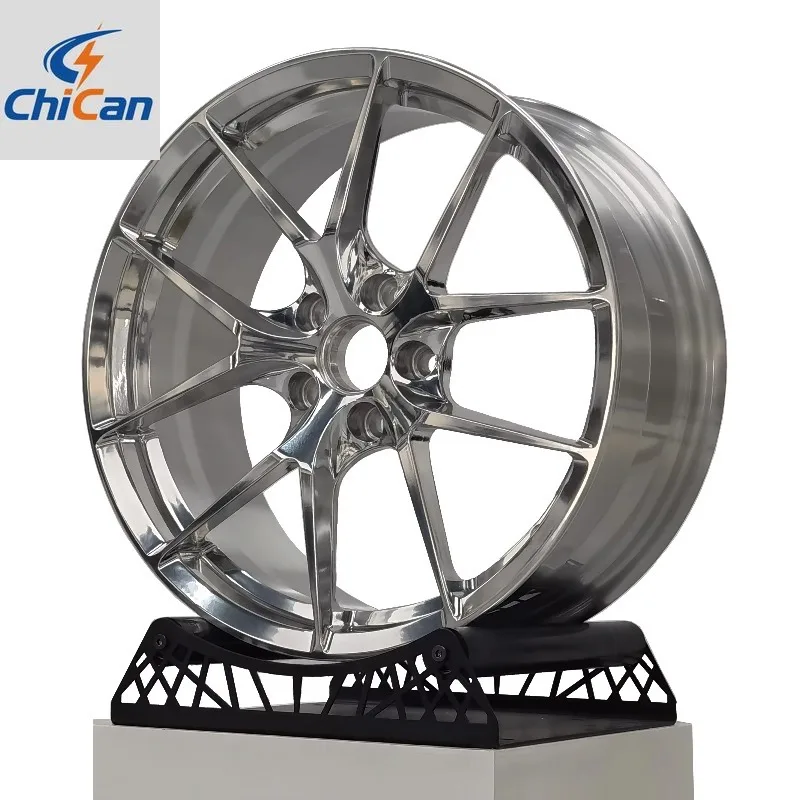 

Кованые диски Chican Custom 18-24 дюйма, полированное серебро, для BMW F30 M2 F87, Corvette, Toyota Corolla