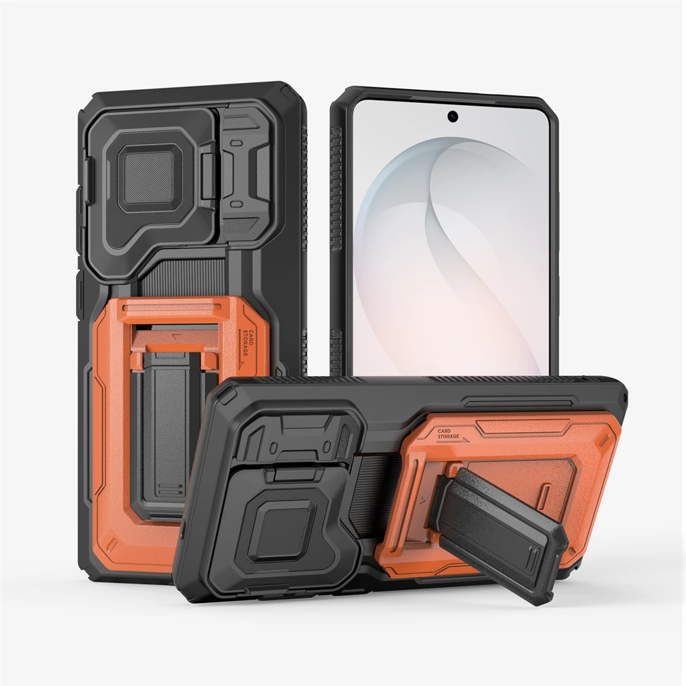 Military Slide Window Protect Armor Phone Case for Samsung S