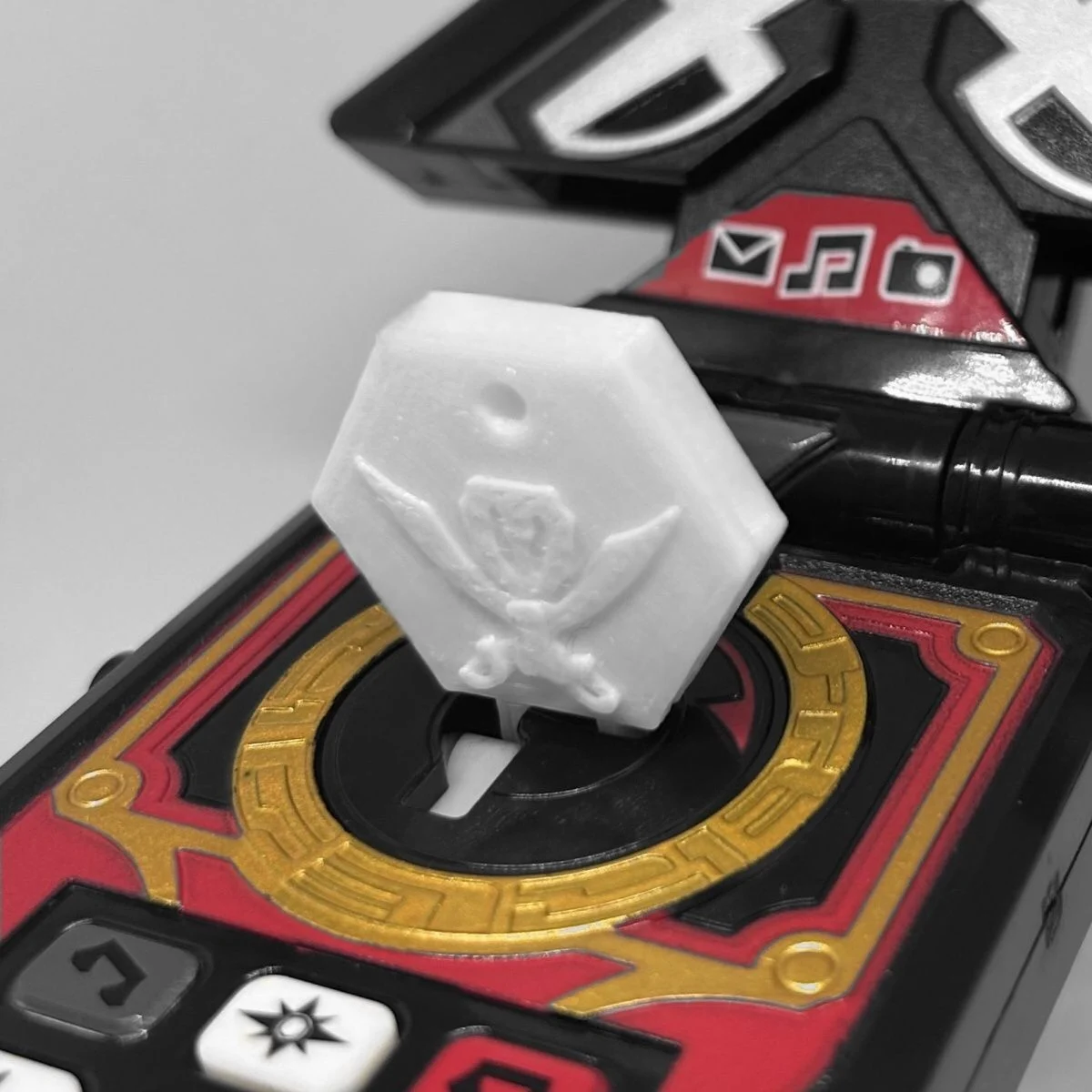 Accesorios periféricos de Anime con posicionamiento ajustable kaizouku sentai gokaiger, modelo de llave, accesorios, Juguetes