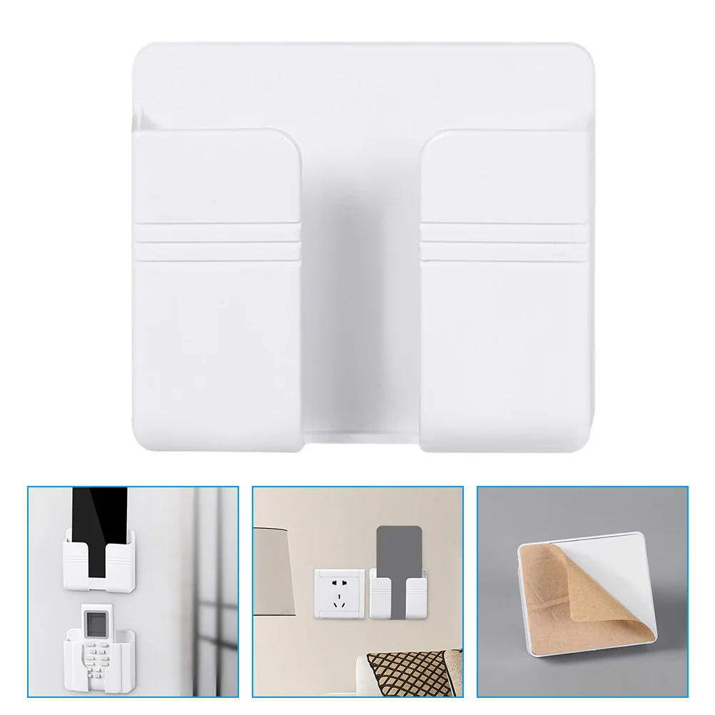 

2 Pcs Storage Phone Holder Cellphone Stand Stationary Plastic for Bed