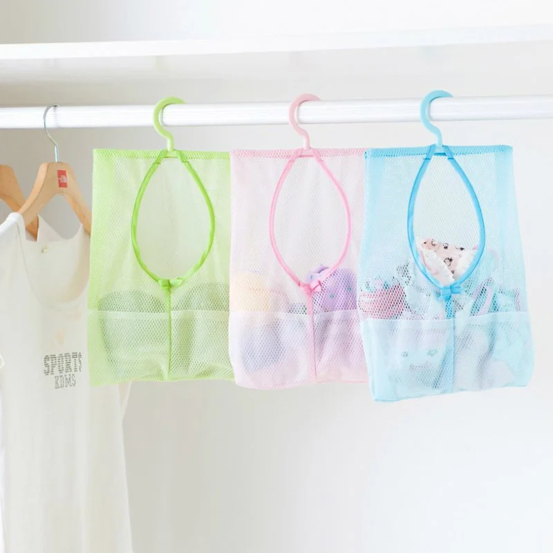 Bathroom Baby Toys Bag Multifunctional Hanging Storage Mesh Bags Baby Bath Toys Eco-Friendly Mesh Child Kids Bath Toys Baskets