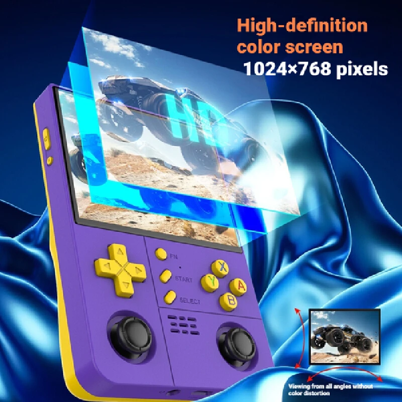 Handheld Gaming Consoles R40xx Pro Max Retro Portable Arcade Game Player 4500mah Large Battery Pocket Gaming Device For Retro